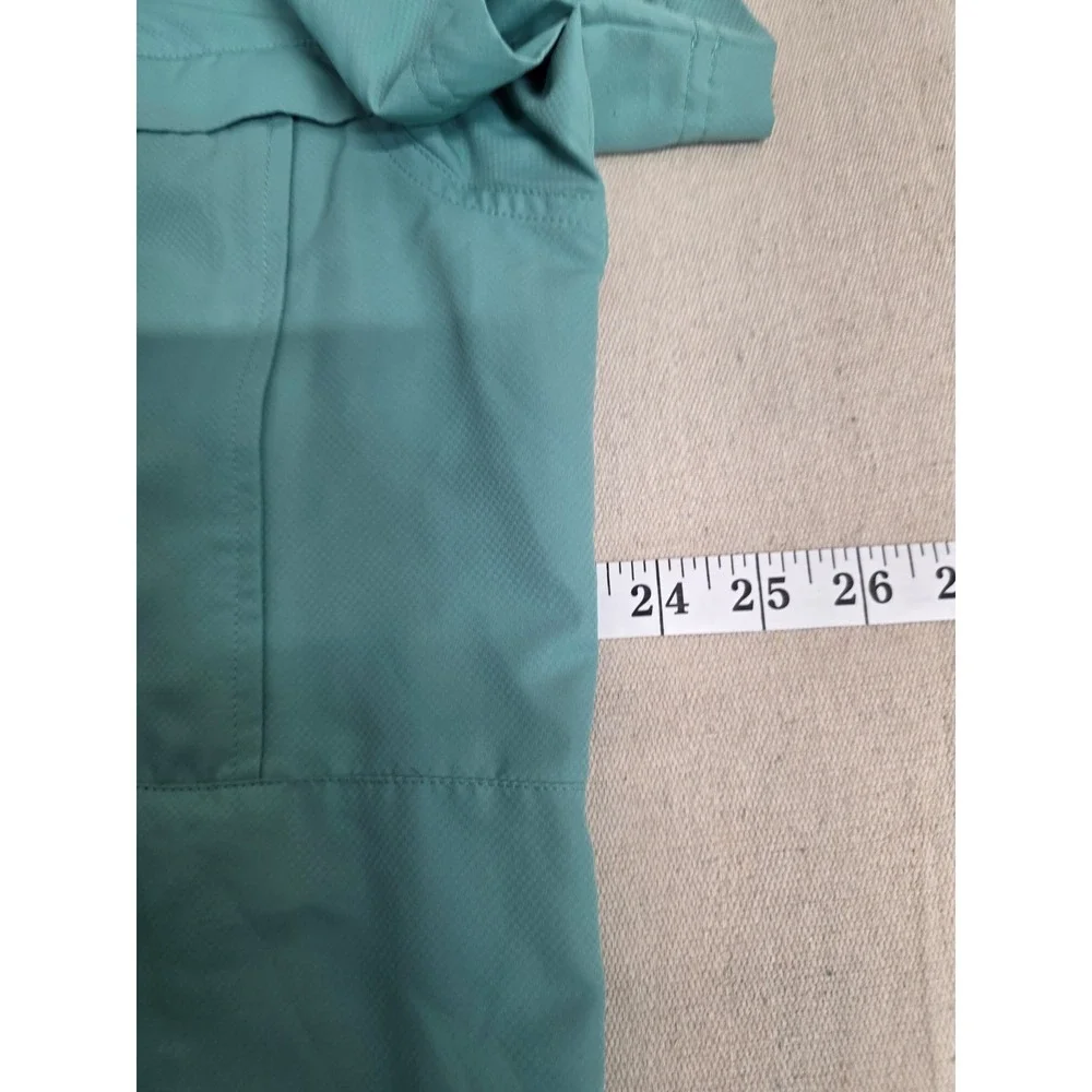 GameGuard Mens Short Sleeve Fishing Shirt Seafoam Green Alleyton Logo Large 1083